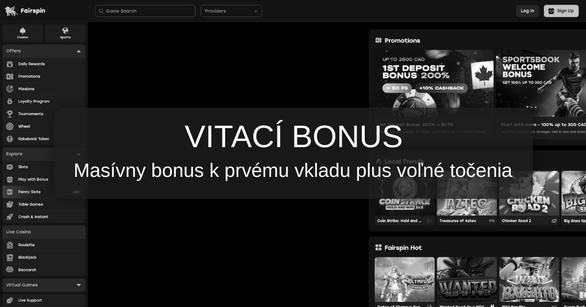 Fairspin Casino Slovensko